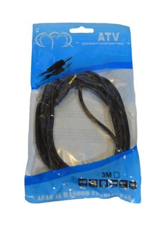 Buy AUX Cable Black in Saudi Arabia