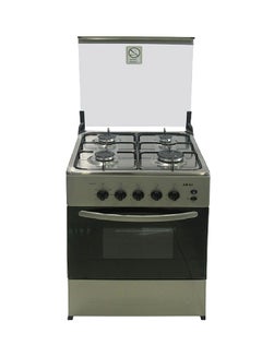 Buy 4 Burner Gas Cooker 50 x 50 cm,1 year Warranty CRMA-505SC Black/Silver in UAE