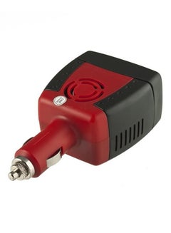 Buy Cigarette Lighter Power Supply With USB Charger Port Red/Black in Saudi Arabia