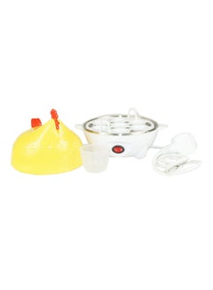 Buy Corded Electric Egg Boiler J00E004 White/Yellow/Red in Saudi Arabia