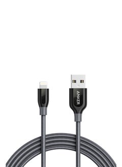 Buy Powerline Plus Charging USB Cable For iPhone/iPad Grey in Saudi Arabia