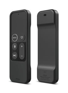 Buy Silicone Shockproof R1 Intelli Magnet Technology Case For Apple TV Remote Black in Saudi Arabia