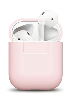 Buy Silicone Case For Apple AirPods Pink in Saudi Arabia