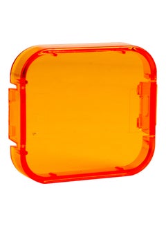 اشتري غطاء عدسة بفلتر حامي من الأشعة فوق البنفسجية للغوص تحت الماء لكاميرا GoPro HERO 5 رياضية Action برتقالي في الامارات