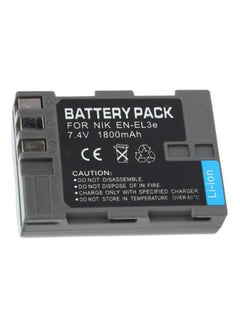 Buy EN-EL3e 7.2V 1800mAh Battery For Nikon D100 /D200 /D300 /D50 /D70 /D700 / D70s /D80 /D90 Black in UAE
