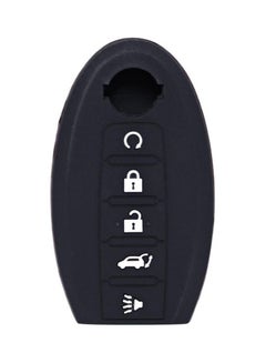Buy 5-Buttoned Silicon Car Key Cover For Nissan in UAE