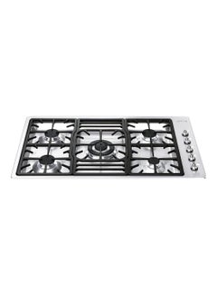 Buy 5 Classica Aesthetic Burner Gas Hob 87cm Classic PGF95-4 Silver in Egypt