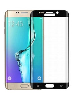 Buy Curved 9H Tempered Glass Screen Protector For Samsung Galaxy S7 Edge Black in Saudi Arabia