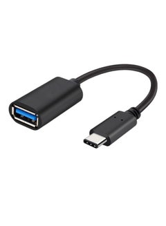 Buy Type-C OTG Cable Connector Black in UAE