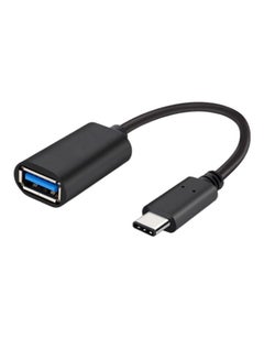 Buy Type-C OTG Cable Connector Black in Saudi Arabia