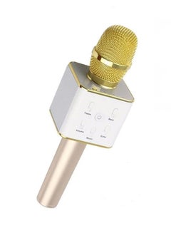 Buy Bluetooth Microphone Speaker Gold in UAE