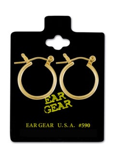 Buy 24K Gold Plated Hoop Earrings in Saudi Arabia