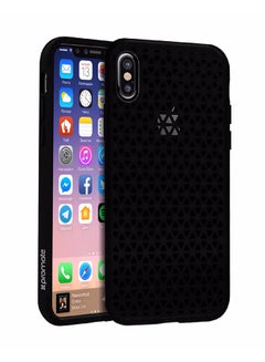 Buy iPhone X Case, Stylish Shockproof Dual Layer Protective Case with Anti-Slip Grip, Drop Protection and Scratch Resistance Case Cover for 5.8 Inch Apple iPhone X Black in UAE