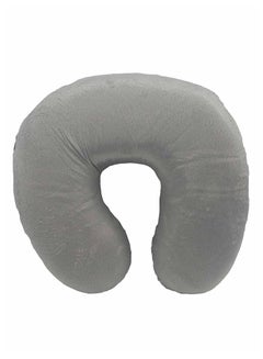 Buy U Shape Neck Pillow Memory Foam Grey in UAE