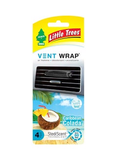 Buy Vent Wrap Air Freshener Caribbean Colada in UAE