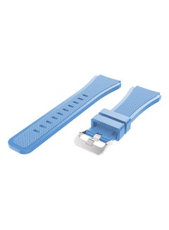 Buy Replacement Sport Silicone Strap Band For Samsung Gear S3 Frontier/S3 Classic Blue in UAE