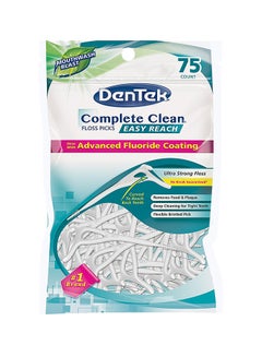 Buy Complete Clean Y Floss Picks White in UAE