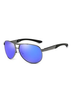 Buy Men's Full Rim Polarized UV400 Pilot Frame Sunglasses - Lens Size: 64 mm in Saudi Arabia