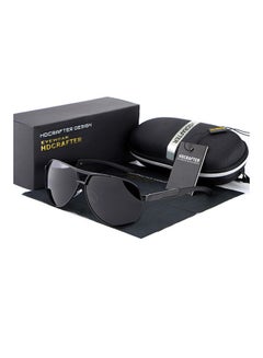 Buy Men's Full Rim Polarized UV400 Pilot Frame Sunglasses - Lens Size: 64 mm in Saudi Arabia