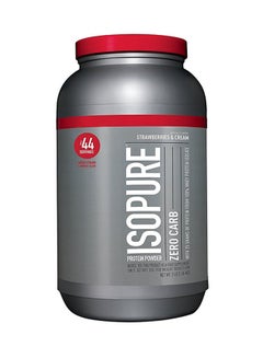 Buy Isopure Zero Carb Protein Powder - Strawberries & Cream - 3lbs (1.36kg) in Saudi Arabia