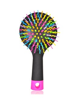 Buy Portable Anti-Static Hair Brush Multicolour 25cm in Saudi Arabia