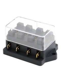 Buy Auto Blade Fuse Box Block Holder Black in Saudi Arabia