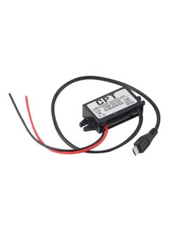 Buy Car DC Converter Module Charger With USB Cable in UAE