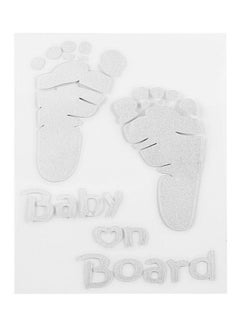 اشتري ملصق أمان لنافذة السيارة مطبوع بعبارة «Baby On Board» في الامارات