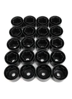 Buy 20-Piece Car Wheel Nut Bolt Cover Cap in Saudi Arabia