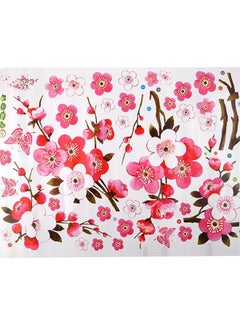 اشتري Removable Flower Butterfly Wall Sticker Multicolour في الامارات