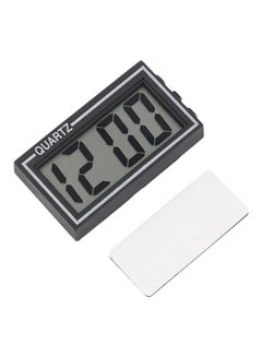 Buy Digital LCD Desk Clock Black in UAE