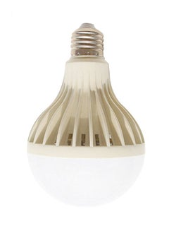 Buy Sound Sensor Acousto Optic LED Induction Bulb White/Beige/Silver in UAE