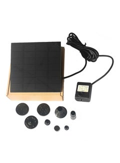 Buy Submersible Watering Solar Panel Water Pump Black in UAE