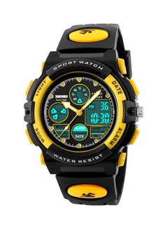اشتري Boys' Water Resistant Analog & Digital Watch ZS219103 - 48 mm - Black/Yellow في السعودية