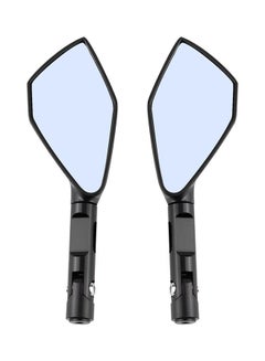 Buy 2-Piece Motorcycle Rearview Side Mirrors in UAE