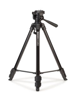 Buy Digital Aluminum Tripod With 3-Way Pan/Tilt Head Black in Saudi Arabia