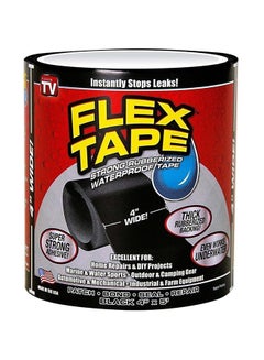 Buy PVC Flex Tape Black 20cm in UAE