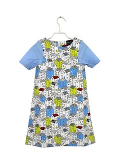 Buy Amelia Printed Dress Multicolour in UAE