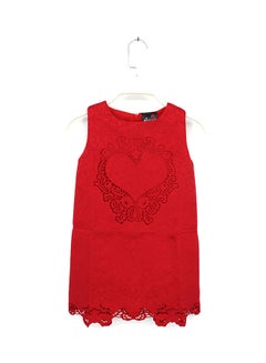Buy Quinn Sleeveless Dress Red in UAE