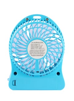 Buy 3 Gear Speed And Rechargeable Mini Air Cooler Fan EA-816-Blue Blue in UAE