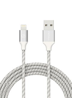 Buy Braided Lightning Cable Grey in UAE