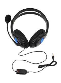 Buy Wired Over-Ear Gaming Headphones With Mic For Sony PlayStation 4 (PS4) in Saudi Arabia