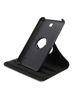 Buy 360-Degree Rotating Stand Flip Case Cover For Samsung Galaxy Tab 4 T330/T331/T335 Black in UAE