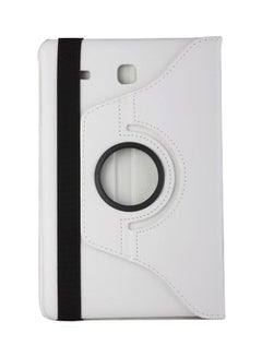 Buy 360-Degree Rotating Stand Flip Cover Case For Samsung Galaxy Tab E T560/T561 White in UAE