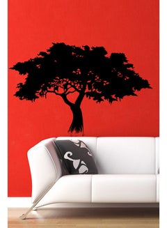 Buy Majestic Japanese Maple Tree Wall Sticker Decal Black 100x65cm in UAE