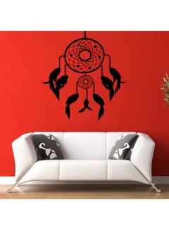 Buy Dream Catcher Wall Decal Black 60x63cm in UAE