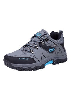 Buy Camping Climbing Lace-Up Hiking Shoe Grey in UAE