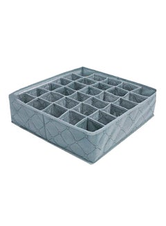 Buy Foldable Undergarments And Socks Storage Box One Size Grey in UAE