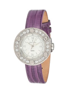 Buy women Leather Analog Watch LS1156WWV in UAE