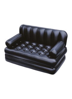 Buy Double 5-In-1 Multifunctional Couch With Sidewinder- Ac Air Pump 188X152X64Cm -26-75056 Black 188x152x64cm in Saudi Arabia